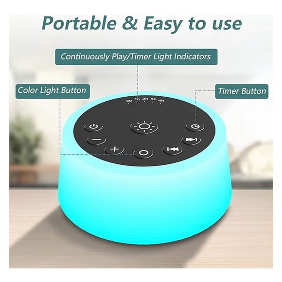 Color Sleep Sound Machine - Picture 5 of 8